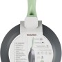 Fackelmann Ecolution Pfanne, Ø 20 cm, grau-grüne Antihaft-Recyclingpfanne für alle Herdarten.