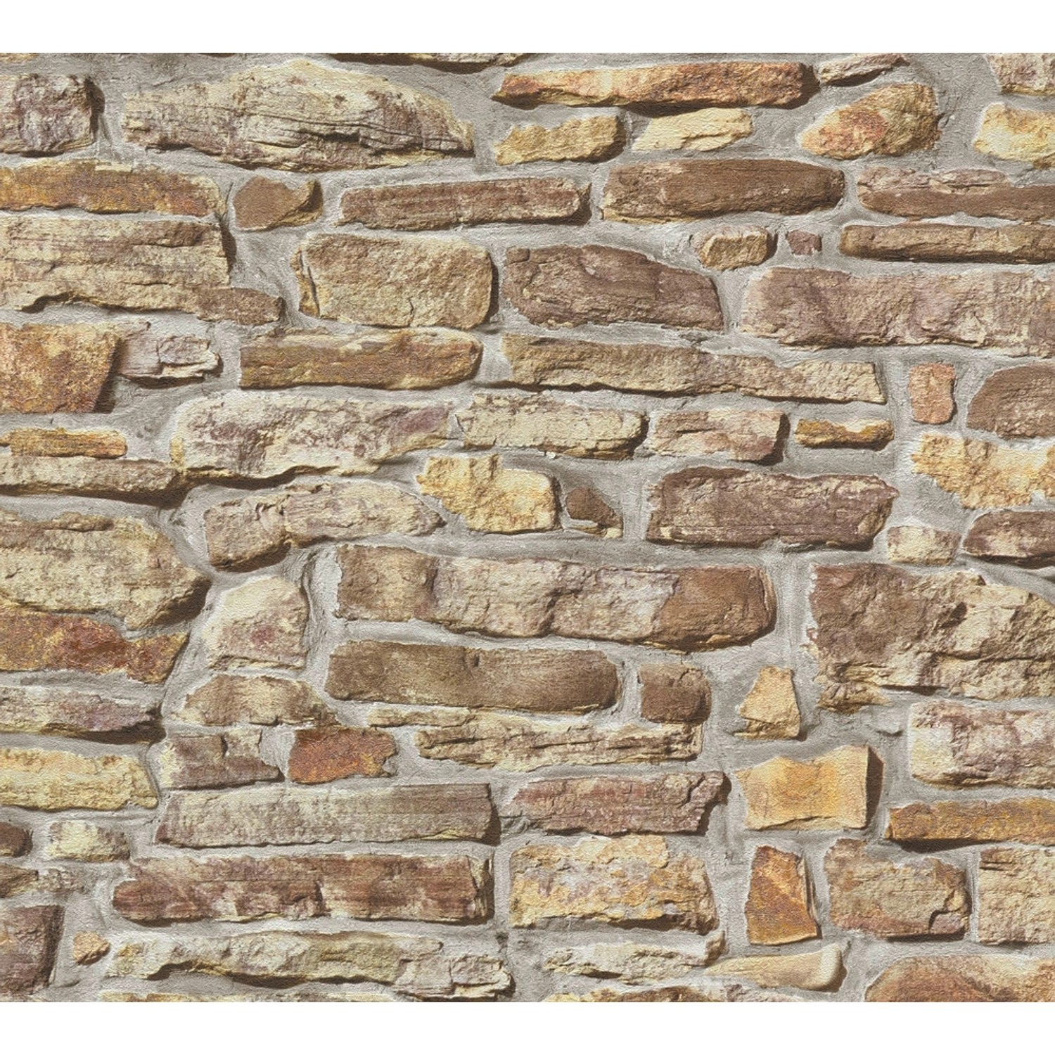 A.S. Création Vliestapete in Naturstein Optik Beige 10,05 m x 0,53 m