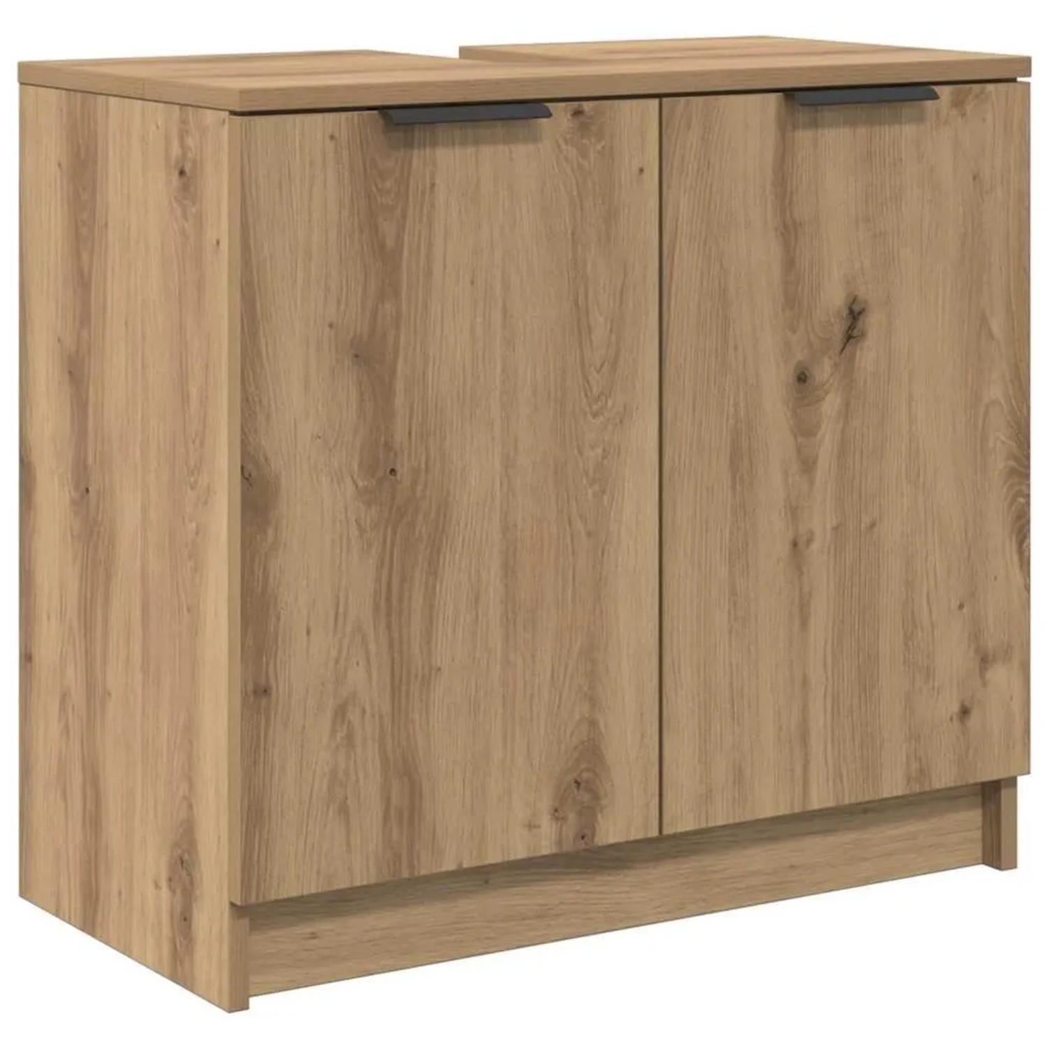 vidaXL Badezimmerschrank mit Tür Artisan-Eiche 64,5 x 33,5 x 59 cm 880744 günstig online kaufen
