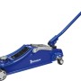 Blauer Michelin Hydraulik-Wagenheber (2.000 kg) mit Hebel und Rollen für Autoreparatur.