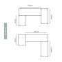 Skizze der modularen Aufbauoptionen für Ar Shelving Gastronorm Lebensmittelregale (S, M, L).
