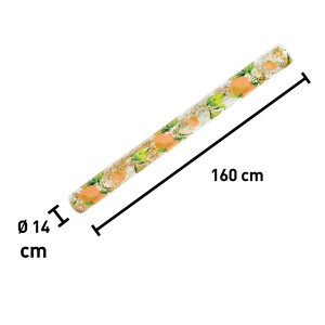 Schwimmnudel im Zitronen Design mit Glitzer, 160 cm lang, für Badespaß im Pool.