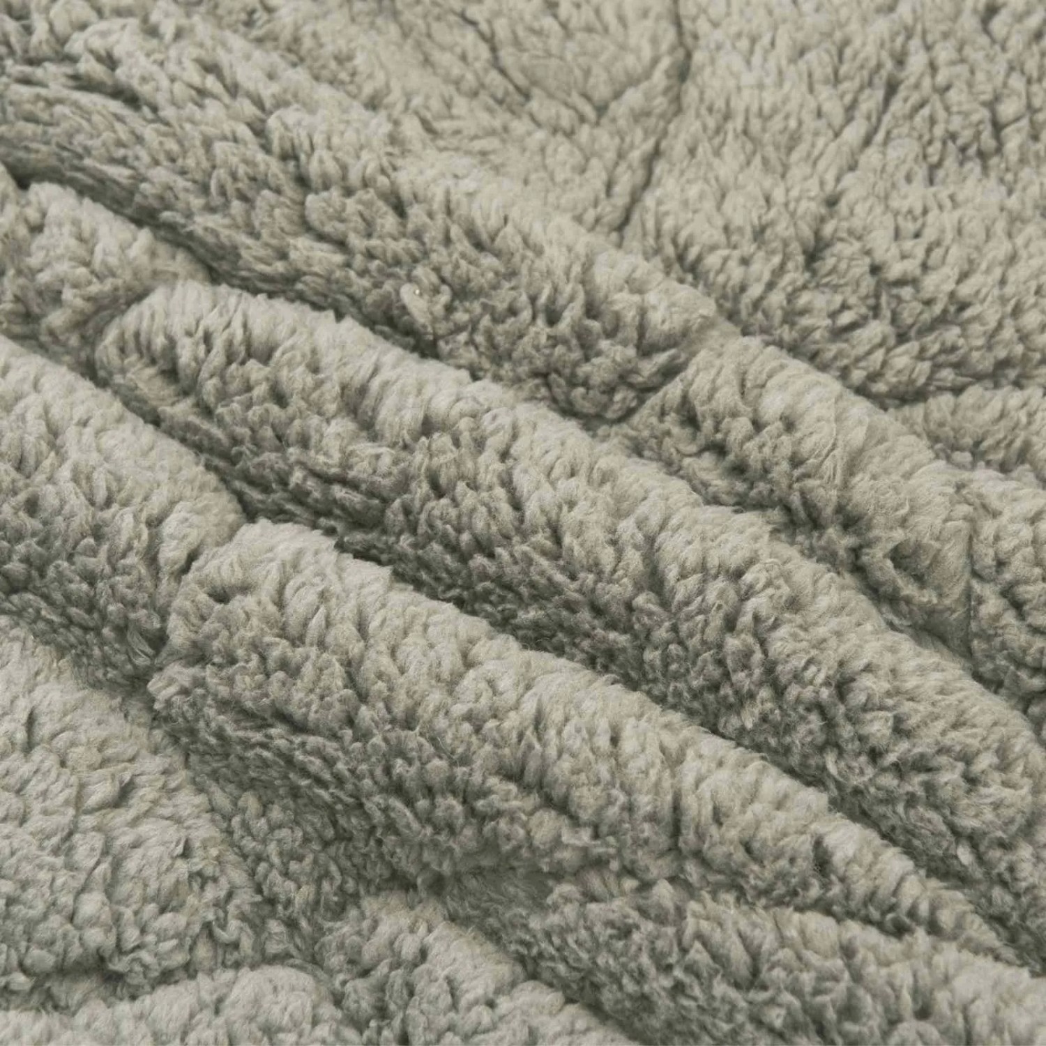 vidaXL Winterbettdecke Gepolstert Hellgrau 140 x 220 cm 42026319_6