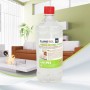 1l Flambiol Premium Brenngel für Kamine und Stövchen, klare Flasche mit rotem Deckel.