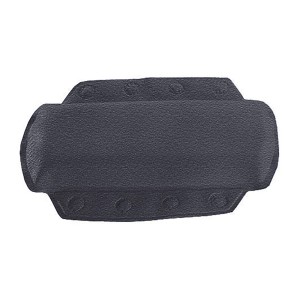 Anthrazitfarbenes Kleine Wolke Arosa Nackenpolster für Badewannen, 32x22 cm.