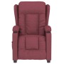 vidaXL Relaxsessel Elektrisch Weinrot Stoff 3098780_4