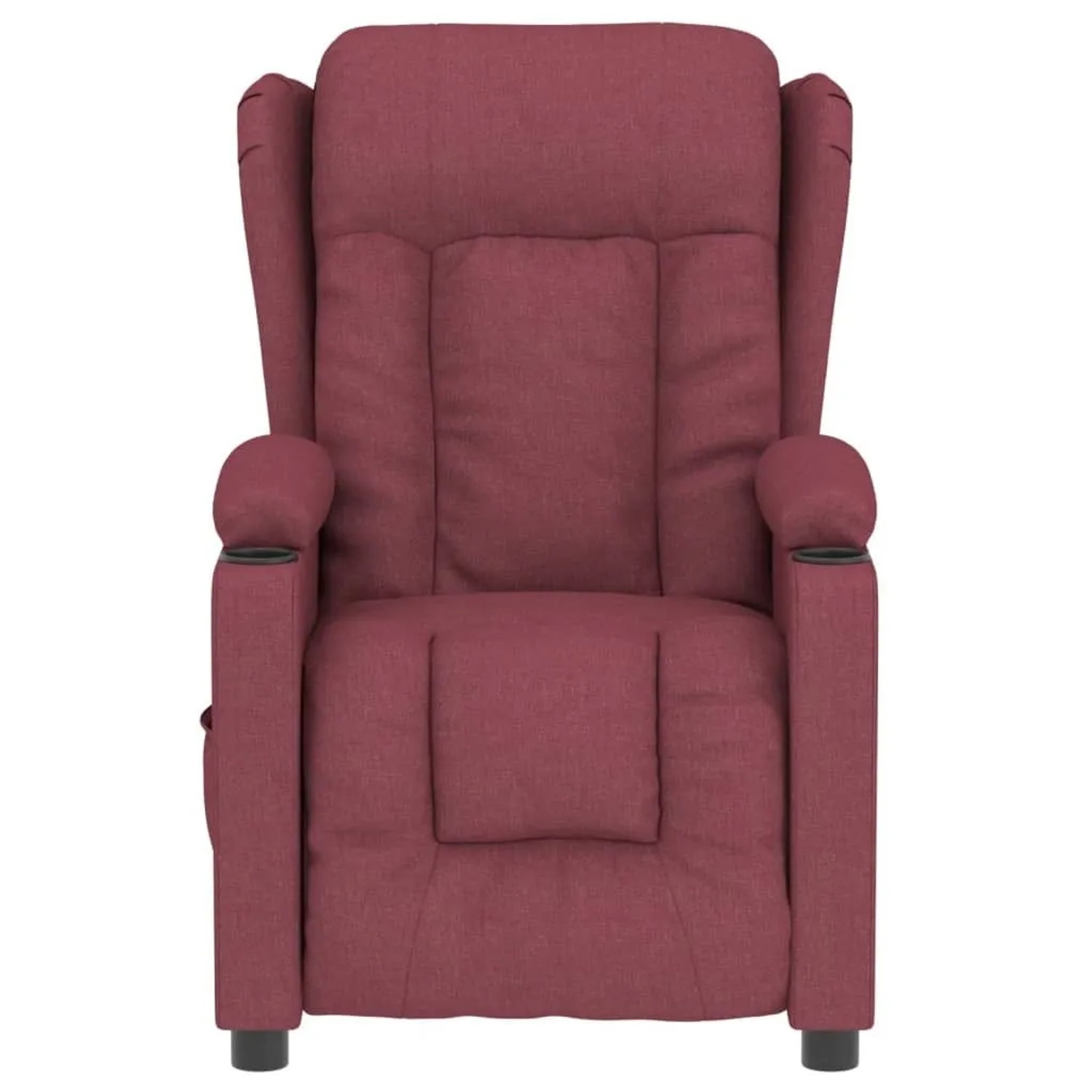 vidaXL Relaxsessel Elektrisch Weinrot Stoff 3098780_4