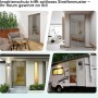 Grauer Sekey Insektenschutz-Türvorhang mit Streifenmuster. Vielseitig für Balkontür, Haus, Wohnraum, Wohnmobil. Katzensicher.
