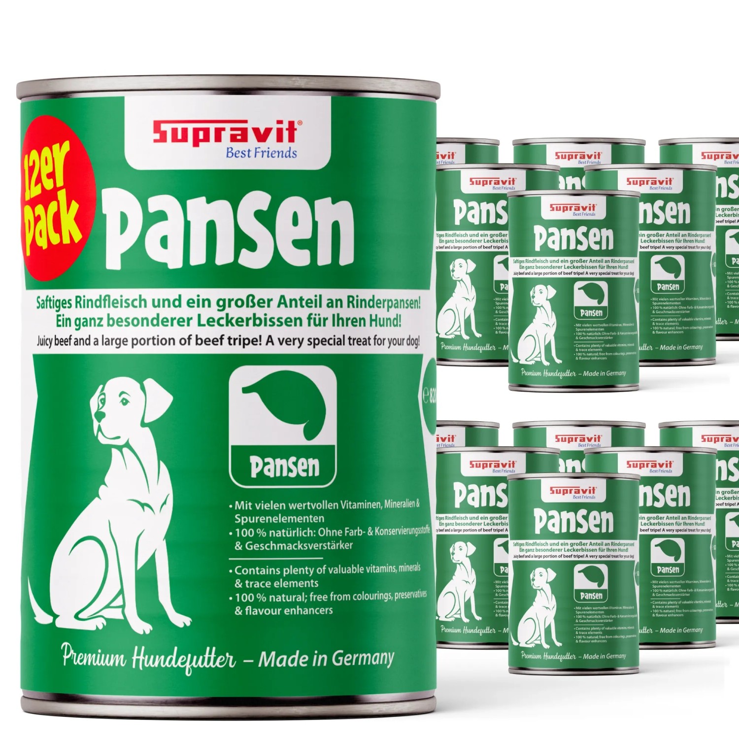 Supravit Premium Hundenassfutter Pansen
