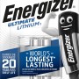Energizer Ultimate Lithium AAA Batterien, 2er-Pack. Langlebige Micro-Batterien für High-Tech-Geräte.
