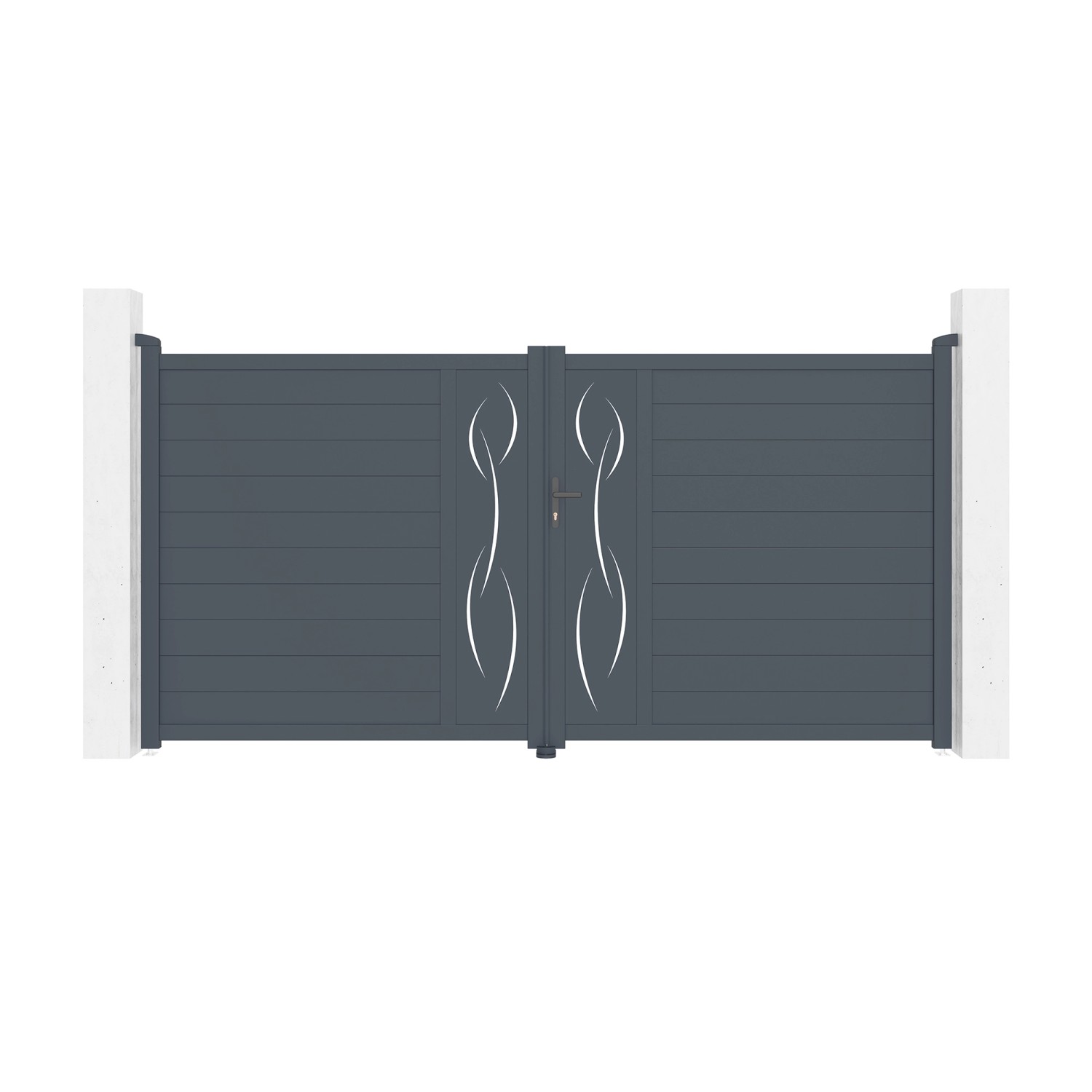 Casanoov Flügeltor Elektrisch 3 5M Life H 180Cm & Drehtorantrieb Hicker B20 günstig online kaufen