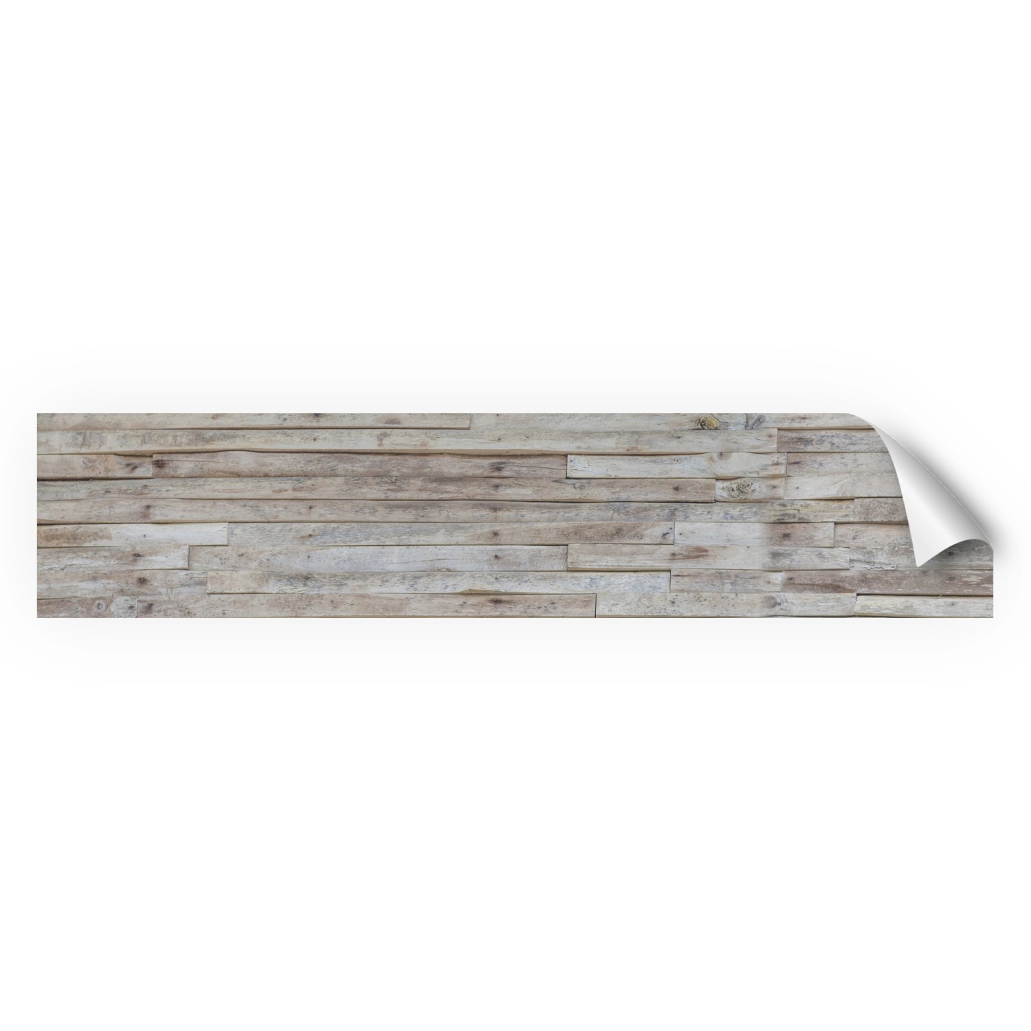 Myspotti Küchenrückwandfolie Wood Planks Selbstklebend 280 cm x 60 cm