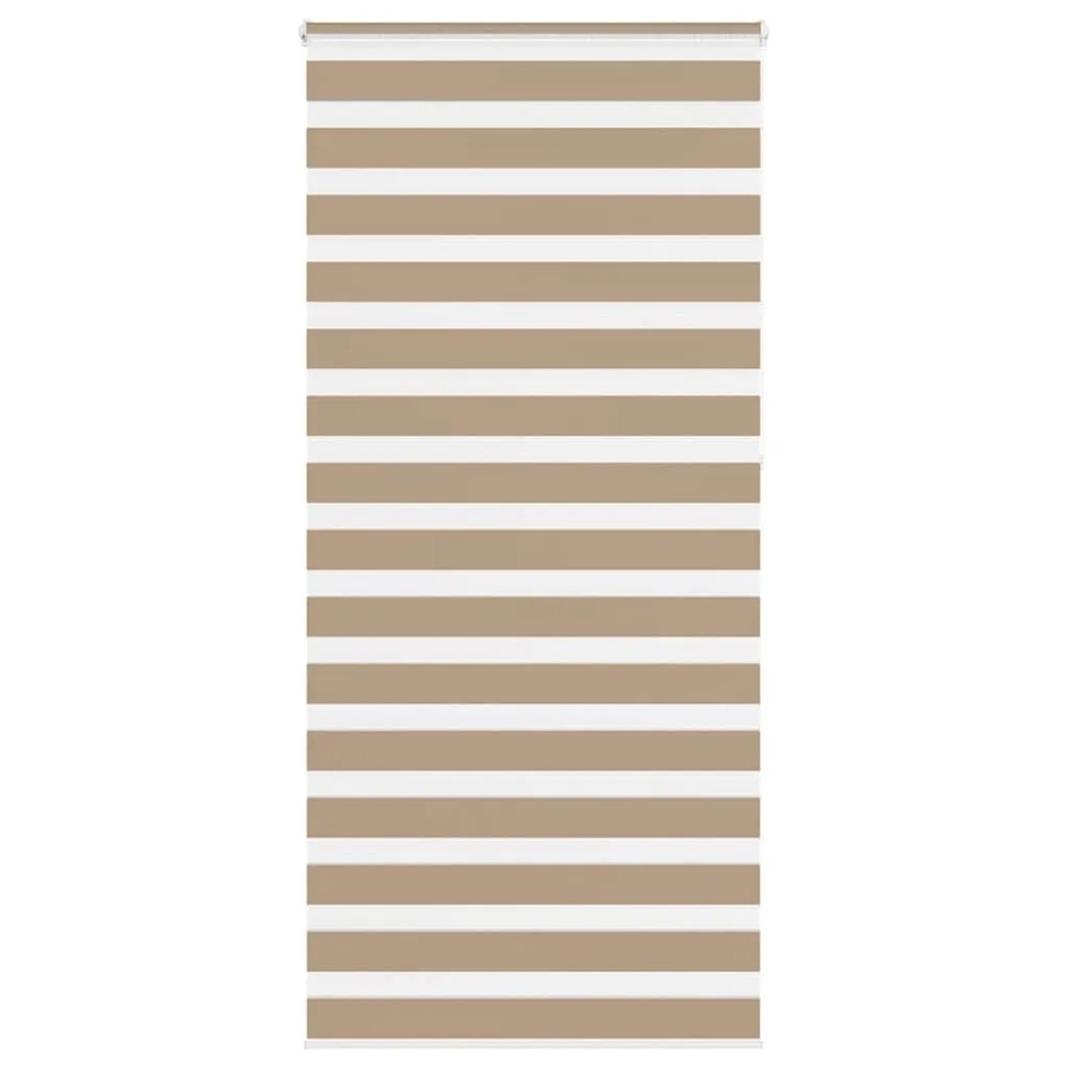 vidaXL Doppelrollo Sandbraun 95x230 cm Stoffbreite 90,9 cm Polyester 401459 günstig online kaufen