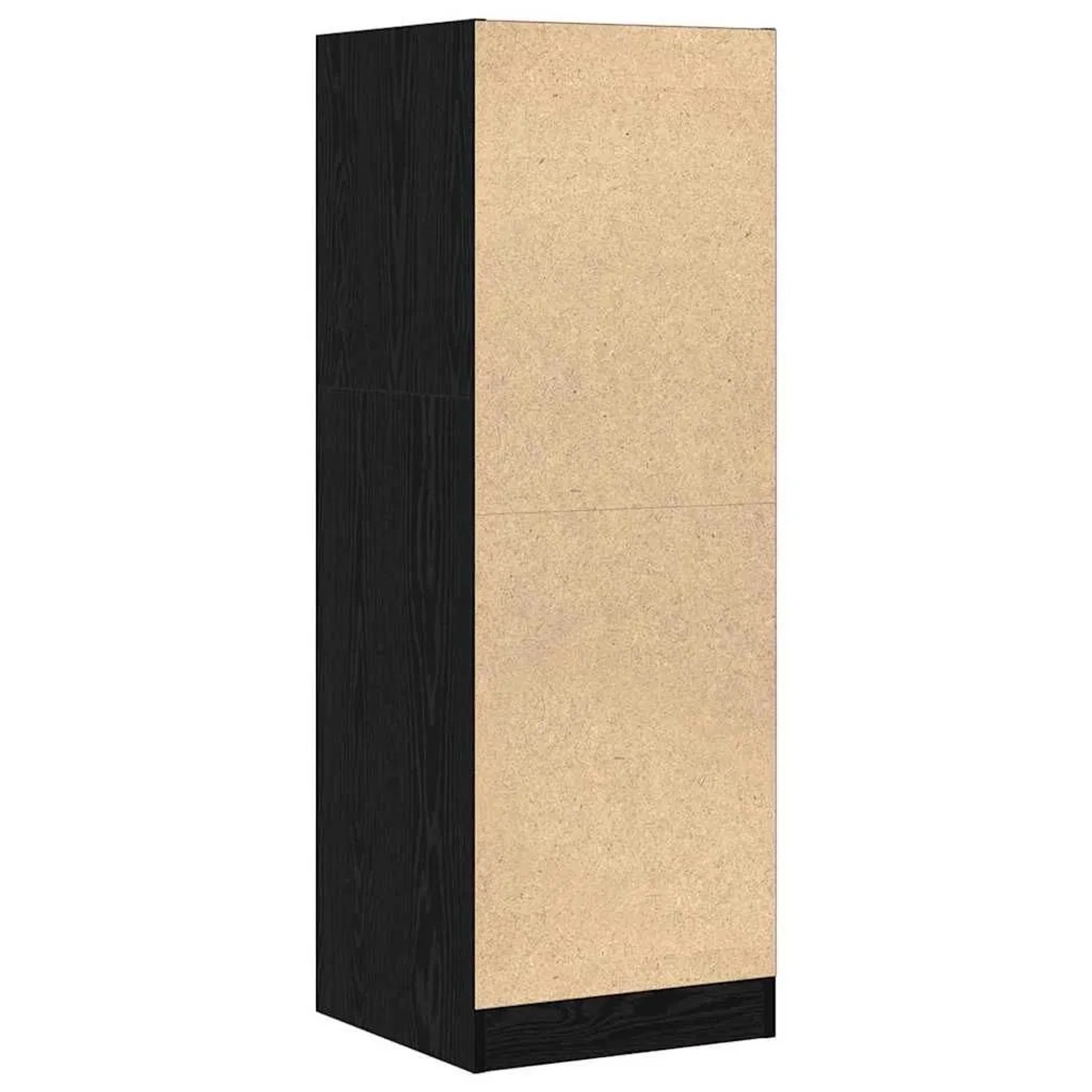 VidaXL Apothekerschrank in Schwarz Eiche, 40x41x118cm, Holzwerkstoff für Wohnzimmer.