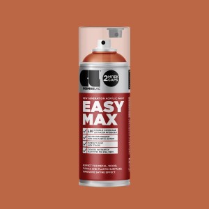 COSMOS LAC EASYMAX Sprühlack Matt mit Extrem Hoher Deckkraft Spraydosen Sprühfarbe DIY Lack RAL 2010 Orange
