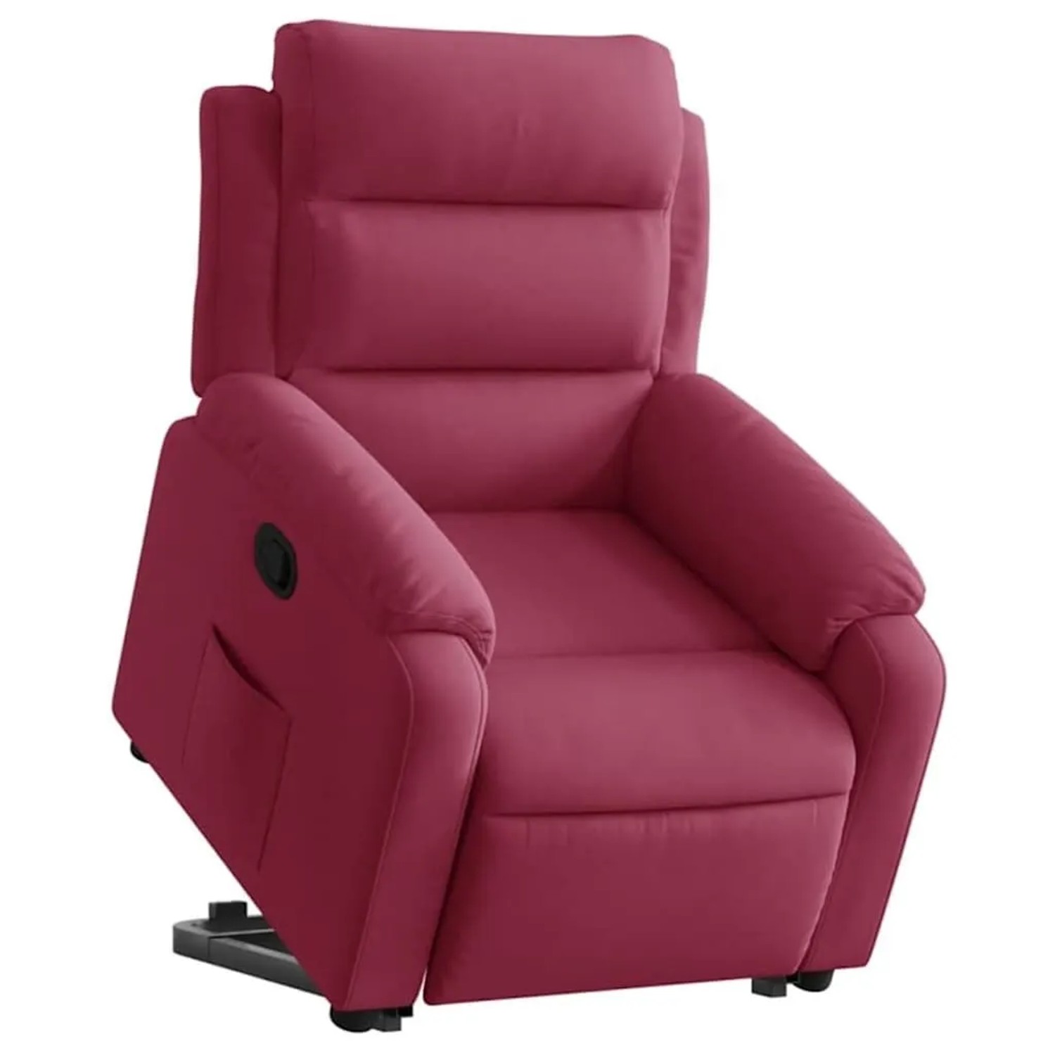 vidaXL Relaxsessel mit Aufstehhilfe Weinrot Samt 3205097 günstig online kaufen