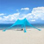 SoBuy Strandzelt Sonnensegel mit Alu-Stangen Sonnenschutz für Strand OZT01-HB_2