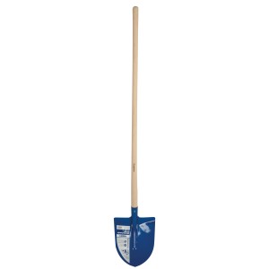 Sonneck Frankfurter Schaufel mit blauem Blatt und Buchenstiel, ideal für Gartenarbeiten.