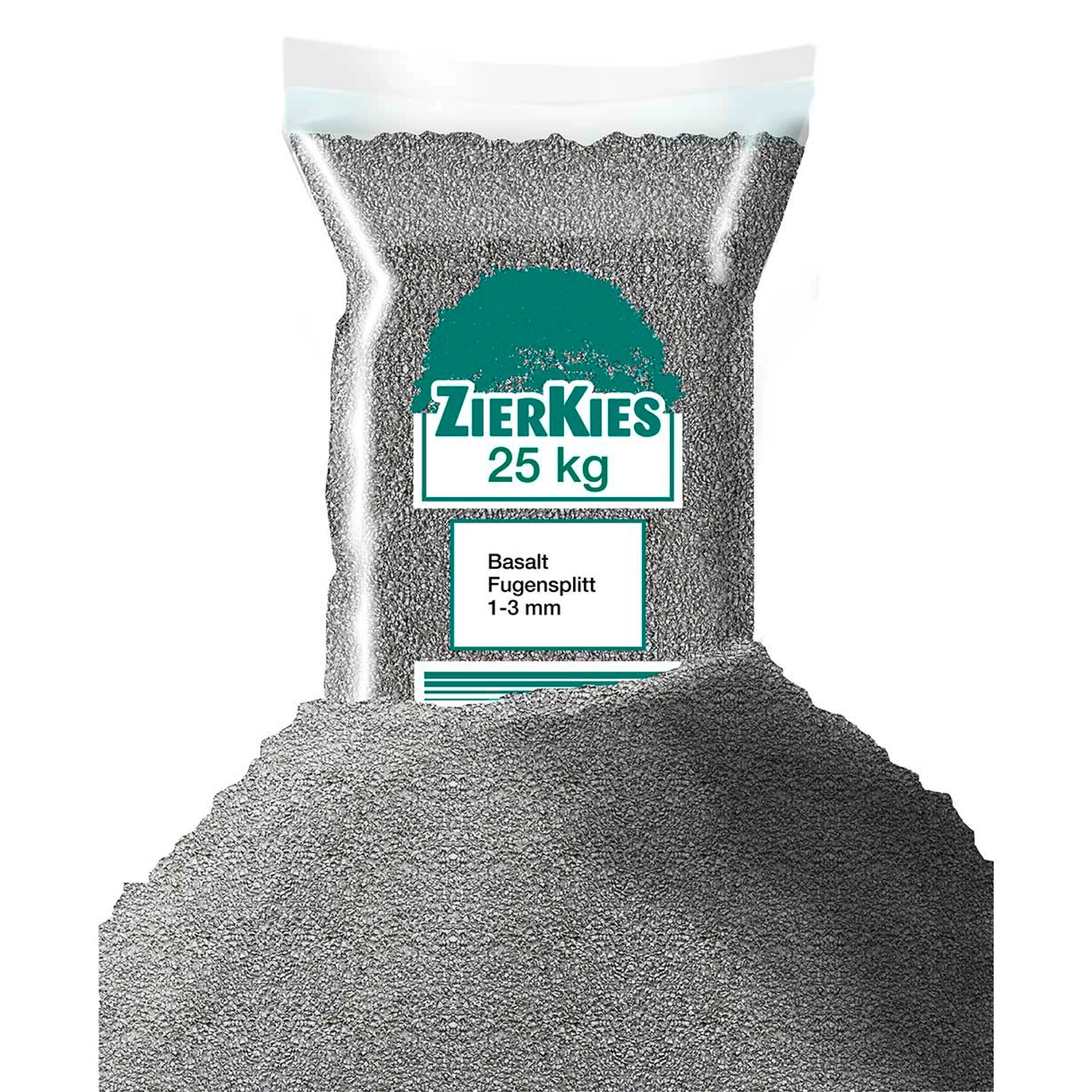Fugensplitt 1 mm - 3 mm Schwarz 25 kg