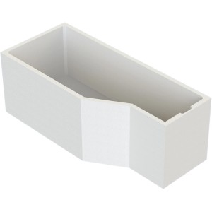 Ottofond Wannenträger Cello 150 cm Typ B für Badewannen, weiße Ausführung.