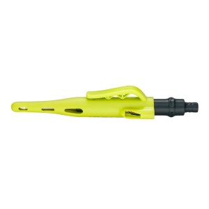 Lyra Baumarker Dry Profi Graphitmine, leuchtend grün, mit Clip und integriertem Spitzer für präzises Markieren.