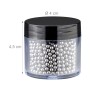 Relaxdays Reinigungsperlen 1000er Set Edelstahl Silber Wiederverwendbar 3 mm 130 g_4