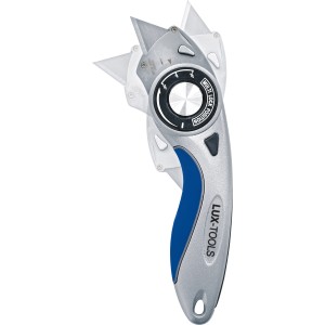 LUX Universalmesser Comfort mit Multi-Lock Position und Klingendepot im Gehäuse.