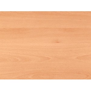 Möbelbauplatte in Buche Holznachbildung, geeignet für Regalböden und DIY-Möbel.