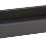 Schwarze Fotoleiste Bix, 40 cm, zur Wandmontage für Bilderrahmen und Deko.