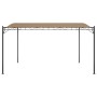 vidaXL Markise, taupe, 4x3m, mit Stahlrahmen. Ideal für Garten & Terrasse als Sonnenschutz.