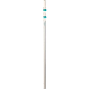 Time4Wellness Teleskopstange aus Aluminium, ausziehbar von 1,20 bis 3,60 m, für Poolreinigung.