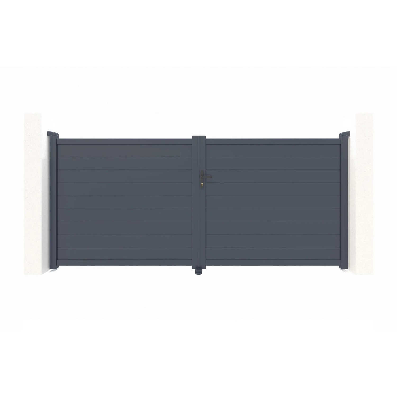Casanoov Flügeltor Elektrisch Eiger 350x160cm & Drehtorantrieb Tanker B250