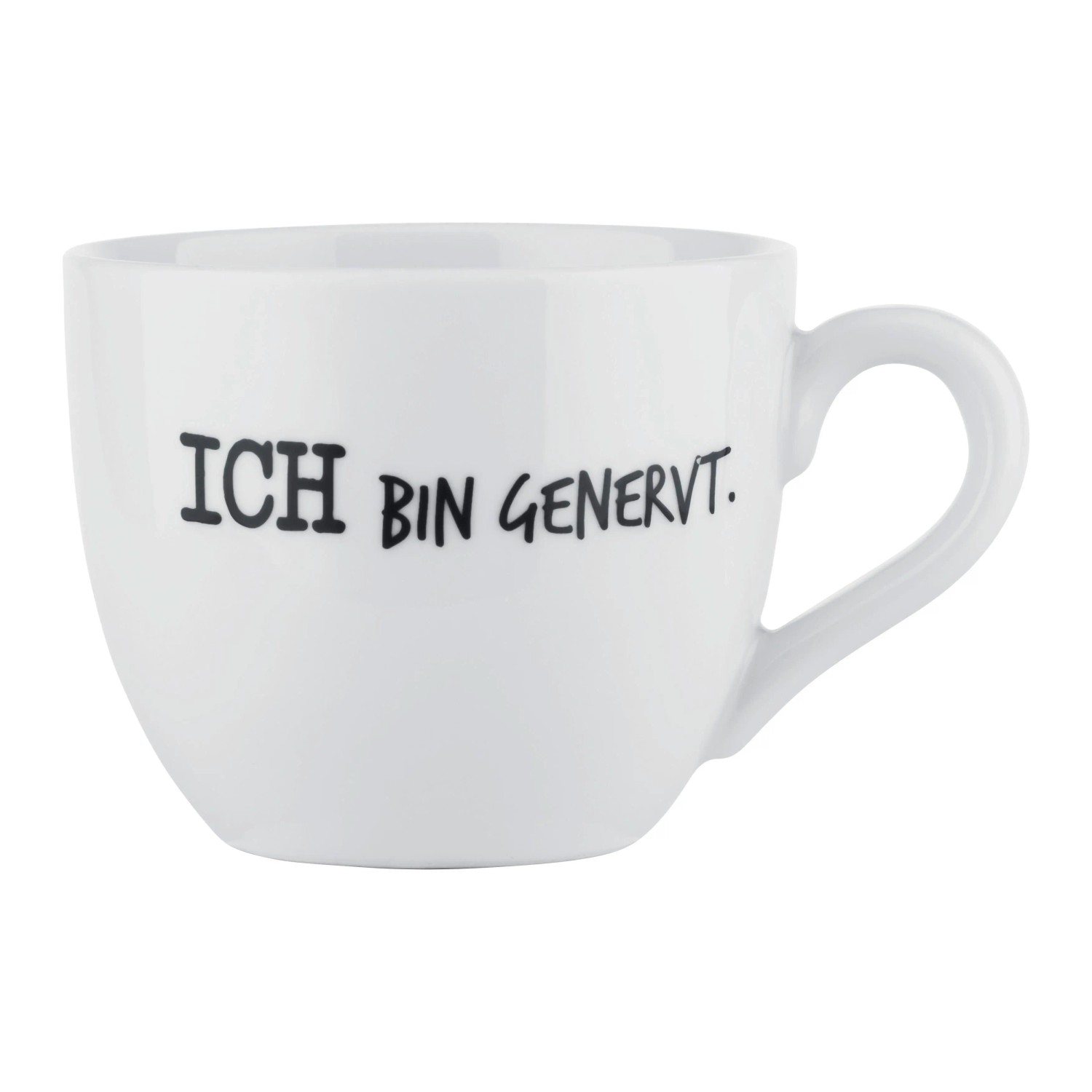 Mömax Kaffeetasse Graffiti Schwarz/Weiß ca. 430ml