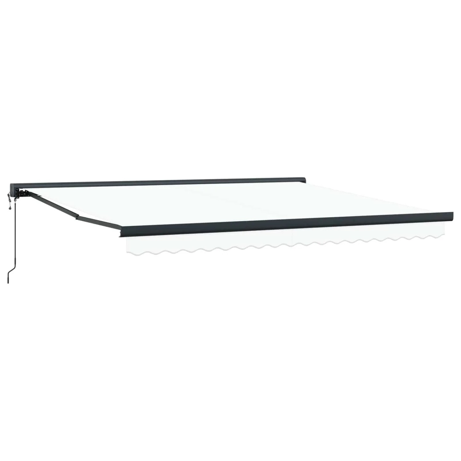 vidaXL Markise Weiß 400 x 300 cm Polyester und Aluminium 3330636