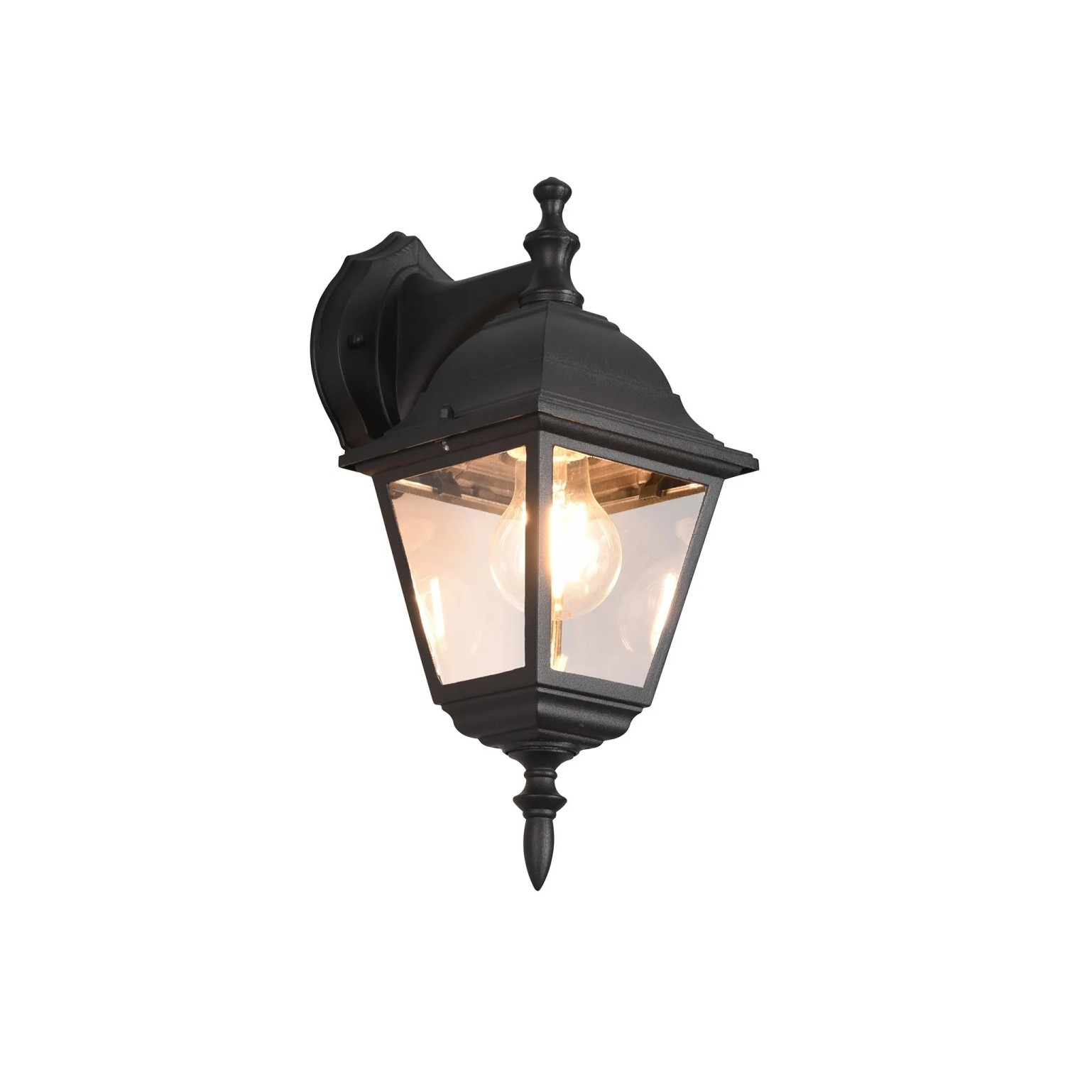 Trio LED-Laterne Livenza Schwarz Matt 14 cm x 34 cm x 19 cm