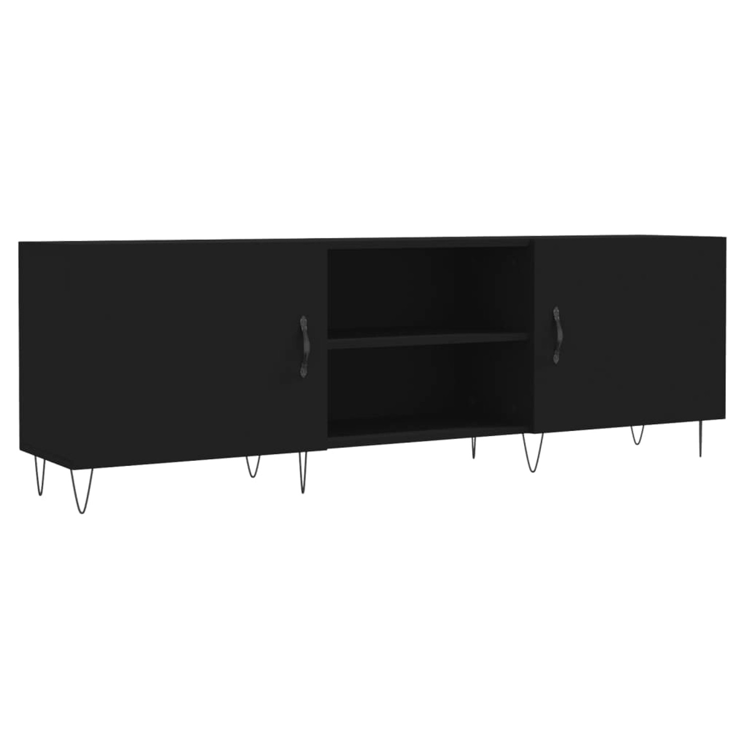 vidaXL TV-Schrank TV-Schrank Schwarz 150x30x50 cm Spanplatte günstig online kaufen