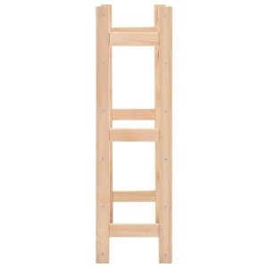 Weinregal aus Kiefernholz für 30 Flaschen, unbehandelt, zur Wandmontage.