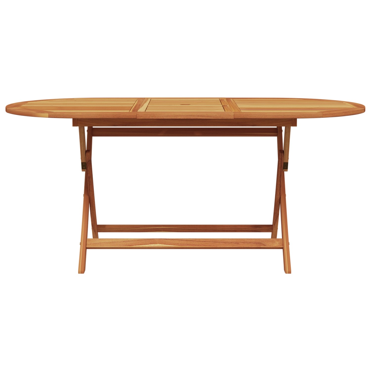 Gartentisch-Set: vidaXL 5-tlg. Essgruppe aus Akazienholz & Rattan, grau. Klappbarer Tisch für 4 Personen.