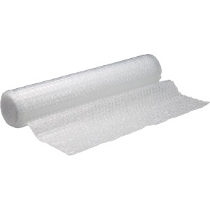 Rolle Luftpolsterfolie, 0,5 m x 5 m, zum Schutz empfindlicher Gegenstände.