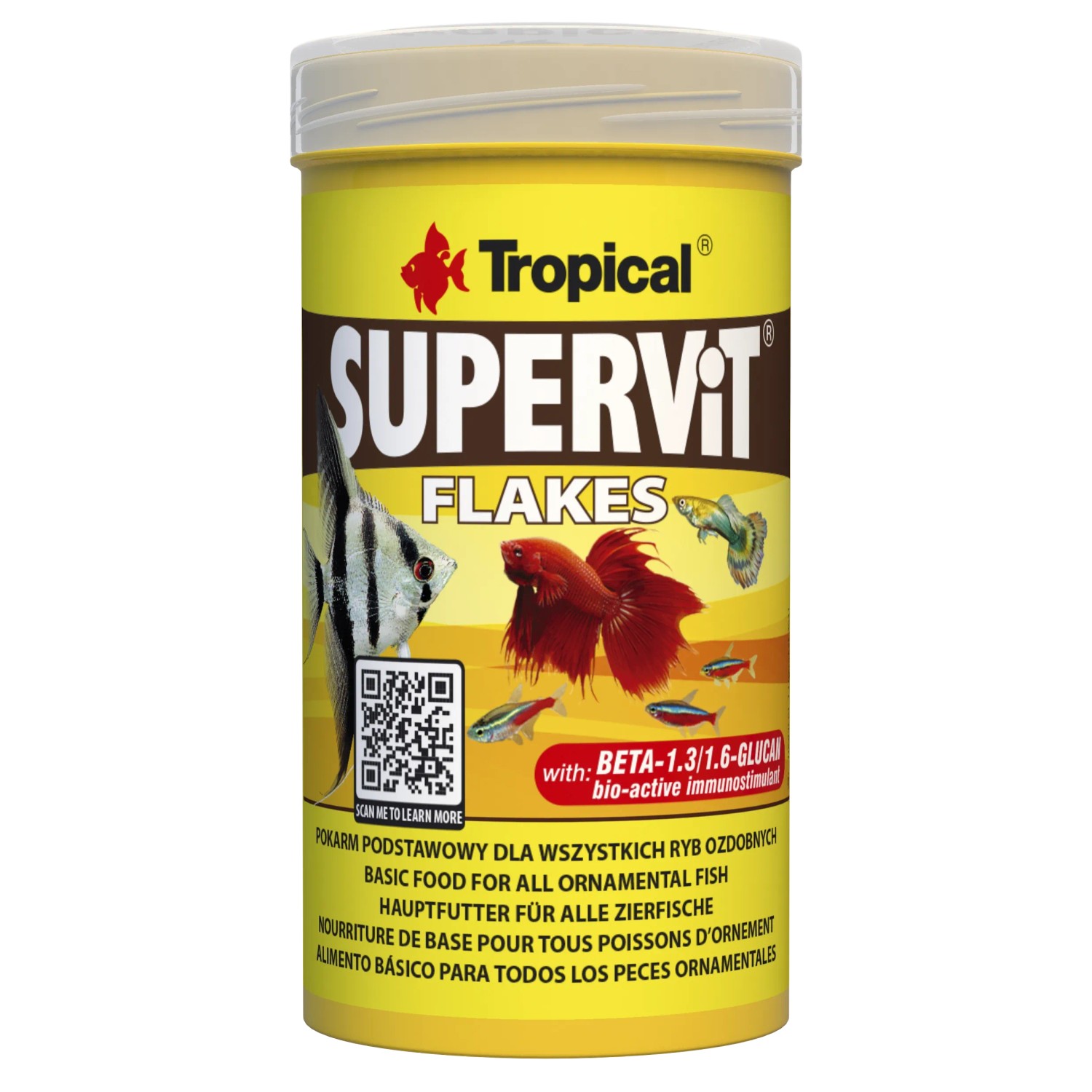 Tropical Flockenfutter Supervit Flakes 100 ml