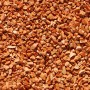 Nahaufnahme: Verona-Rot Marmorsplitt, 9-12 mm, ideal für Garten- und Landschaftsbau.