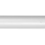Weißer Raumspar-Ablaufbogen für Waschtische, 38,9 mm (G 1 1/4), aus Kunststoff.