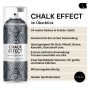 COSMOS LAC Kreidefarbe Spray Chalk Effect  Hochwertige Chalky Kreidesprühfarbe Farbspray  Spray Paint Farbe Schattengrau_3