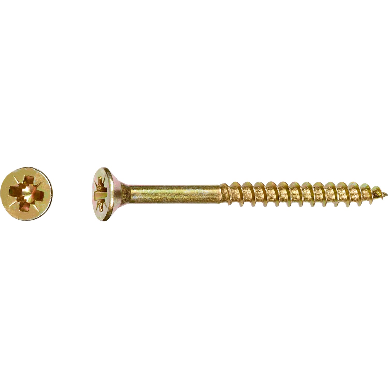 Senkkopf Spanplattenschraube PZ-Antrieb Ø 3,5 mm x 50 mm 20 Stück