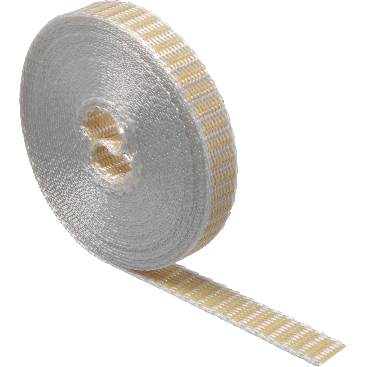 Beiger Schellenberg Rollladengurt Mini (14mm, 4,5m) auf Rolle, für Rollladenantriebe.