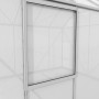 Vitavia Seitenfenster V HKP 6 mm aus Aluminium für Gewächshäuser.