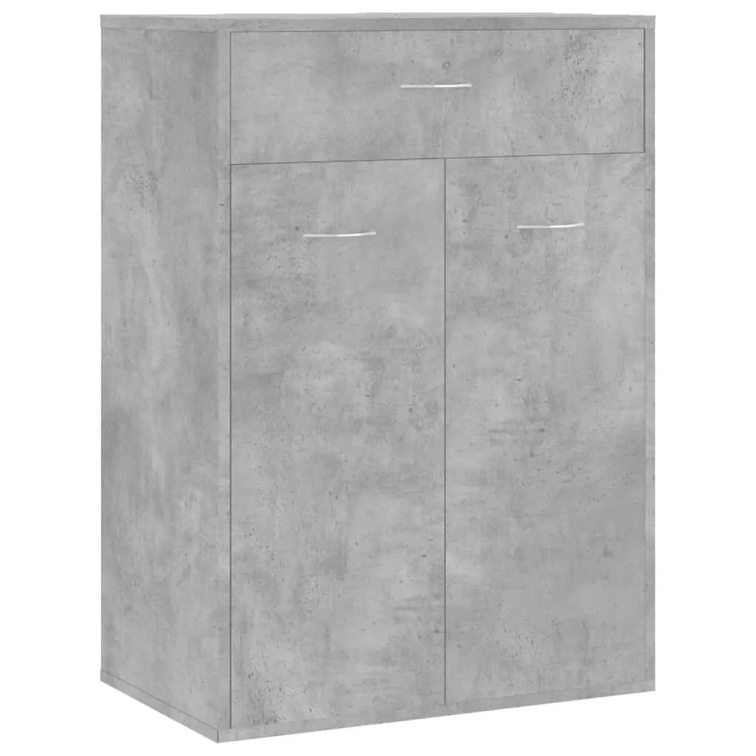 vidaXL Schuhschrank Betongrau 60x35x84 cm Holzwerkstoff 801075