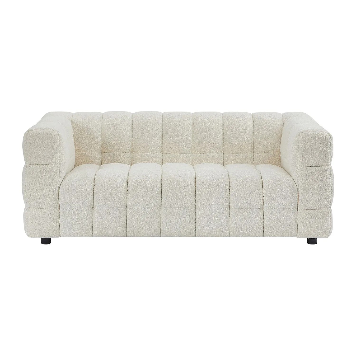 Vente-unique Sofa Ohne Schlafmöglichkeit Lerici Weiß 189 cm