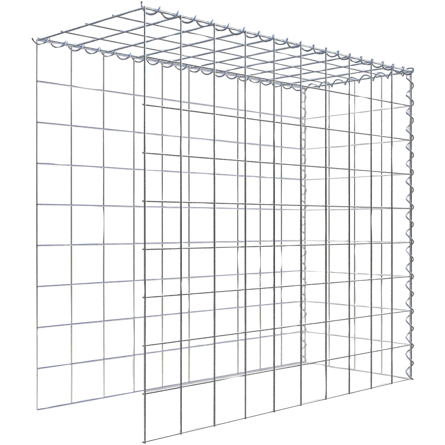 Gabiona Gabione-Anbaukorb Typ 4 90 x 100 x 40 cm Maschenw 10 x 10 cm