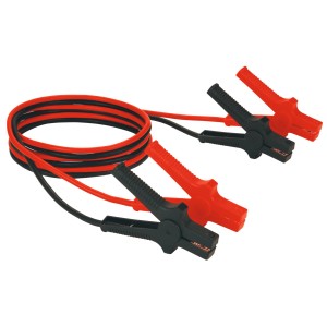 Einhell Starthilfekabel BT-BO 16/1 A mit roten und schwarzen Kabeln und vollisolierten Polzangen.